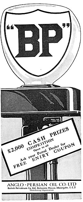 British Petroleum BP - Cash Prize Competition.                   