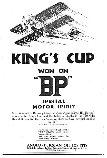 British Petroleum BP - King's Cup Winners.                       