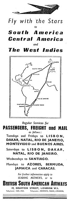 British South American Airways - BSAA                            