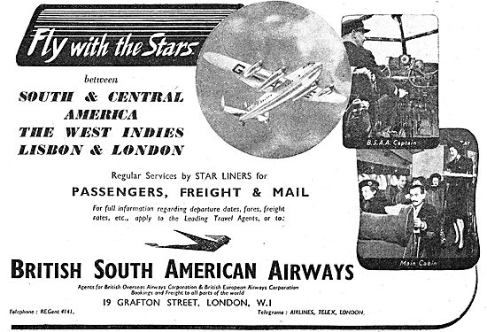 British South American Airways - BSAA                            