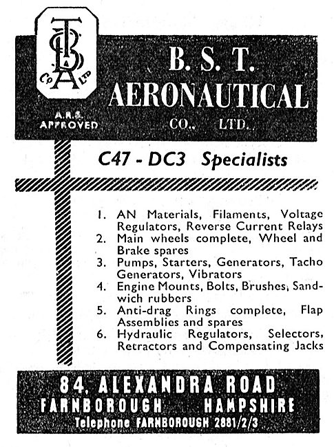 B.S.T Aeronautical - Farnborough                                 