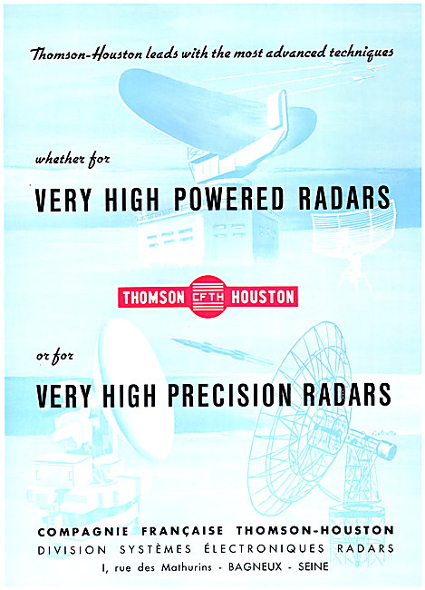 Francaise Thomson-Houston Radar - CFTH Radar 1962                