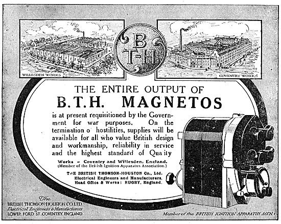 BTH Aero Engine Magnetos                                         