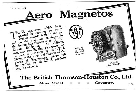 BTH Aero Engine Magnetos                                         