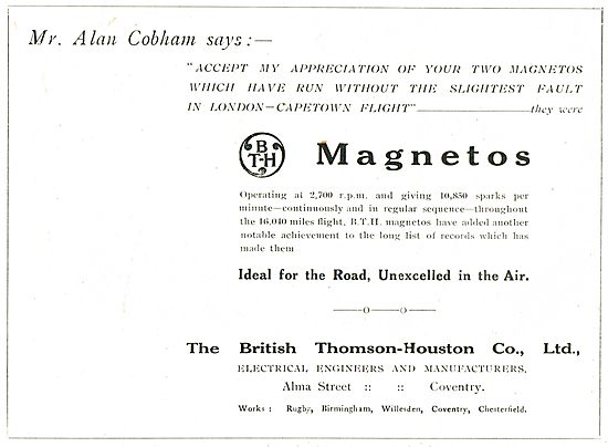 BTH Magentos - A Testimonial From Alan Cobham                    