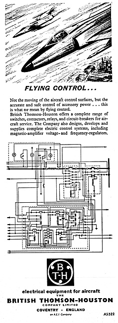 B.T.H. British Thomson-Houston Electrical & Control Equipment    