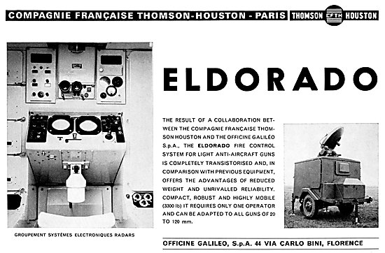 CFTH Thomson-Houston Eldorado Fire Control System                