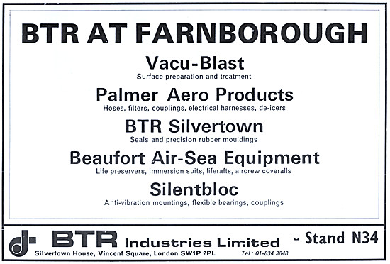 BTR Industries Vacu-Blast - Palmer Aero Products - BTR Silvertown