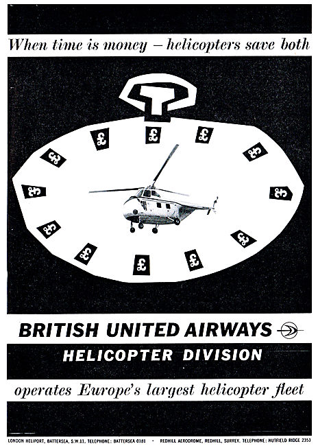 British United Airways - BUA Helicopters                         