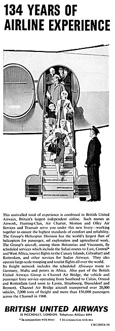 BUA  - British United Airways: 134 Years Of Experience...        
