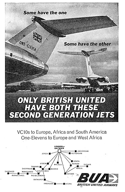 British United Airways - BAC 1-11. BUA One Eleven                