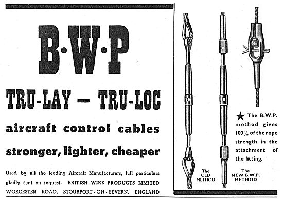 British Wire Products : BWP Control Cables. TRU-Lay. TRU-Loc     