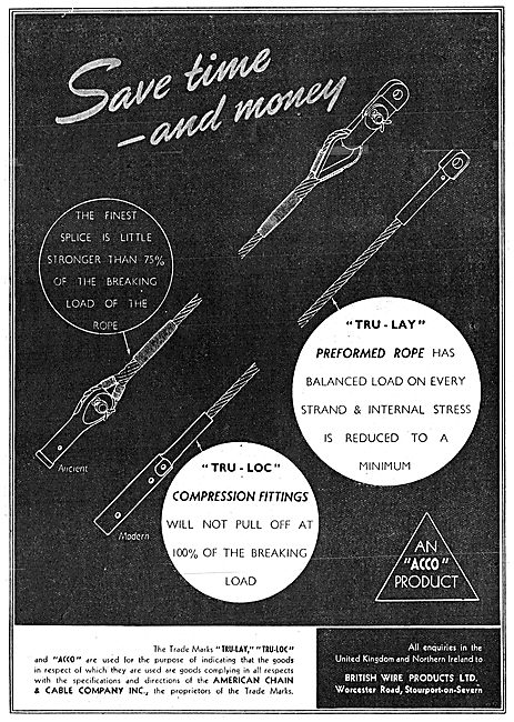 British Wire Products : B.W.P. Control Cables.                   