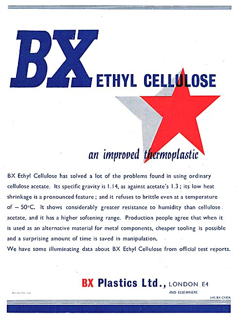 BX Ethyl Cellulose For The Aircraft Industry                     