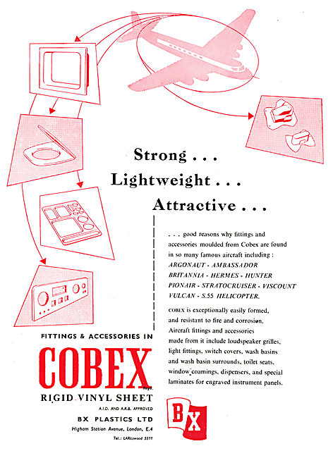 BX Plastics COBEX Rigid Vinyl Sheet                              