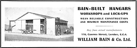 William Bain & Co - Aircraft Hangars & Workshops                 