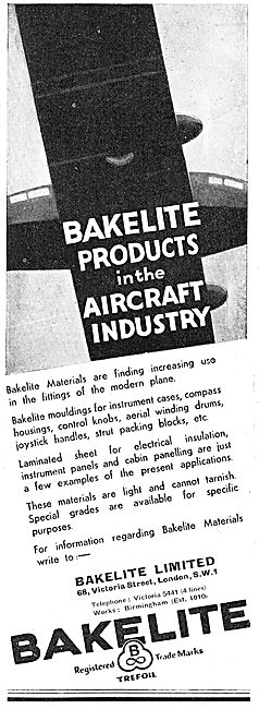 Bakelite Products In The Aircraft Industry                       