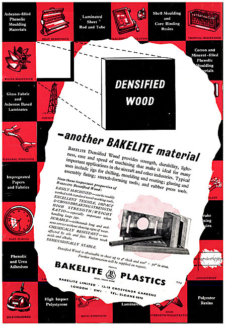 Bakelite Densified Wood & Plastics                               