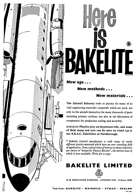 Bakelite For Aircraft Parts 1959                                 