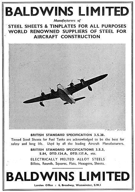 Baldwins Metals For Aircraft                                     