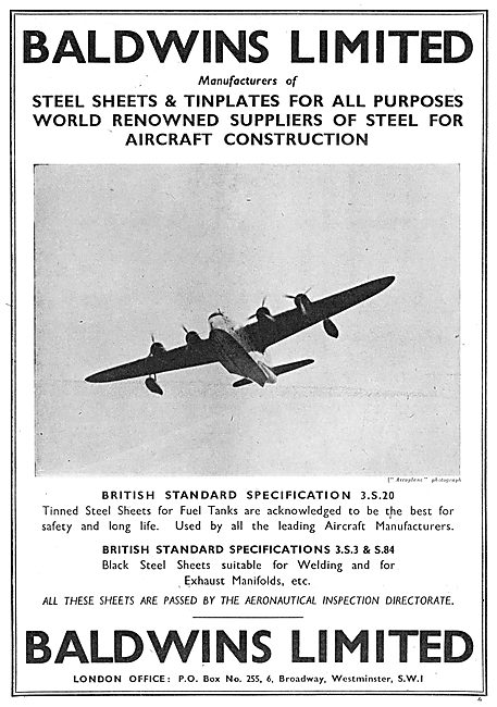 Baldwins Metals For Aircraft                                     