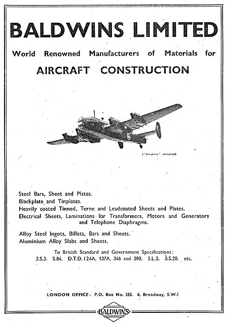 Baldwins Metals For Aircraft                                     