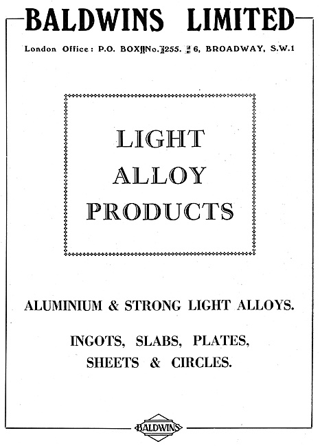 Baldwins Light Alloy Products                                    