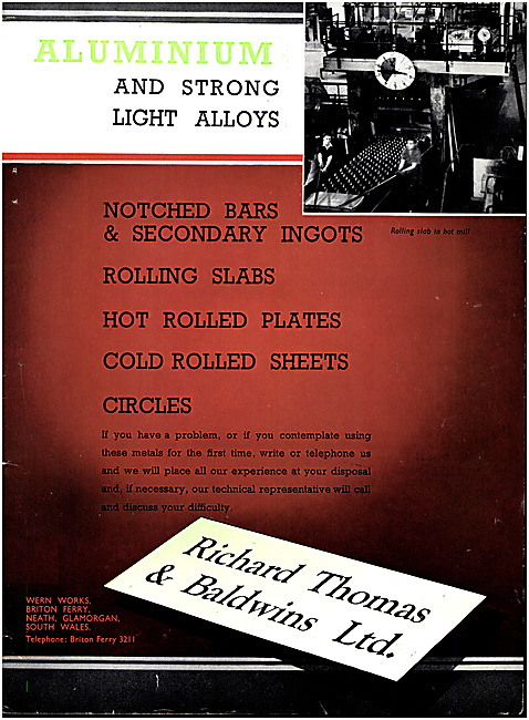 Richard Thomas & Baldwins - Aluminium Alloys                     