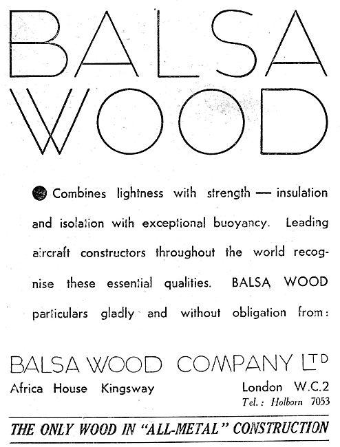 Balsa Wood Company. Africa House                                 