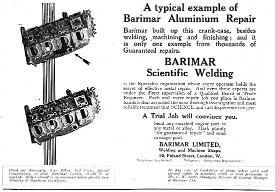 Barimar Scientific Welding Specialists                           