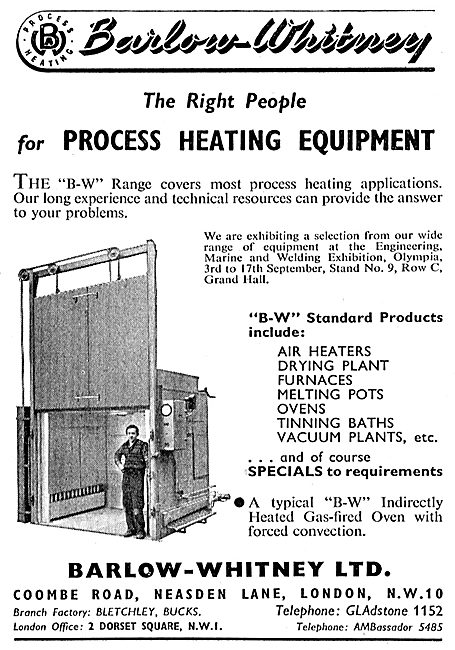 Barlow-Whitney Process Heating Equipment                         