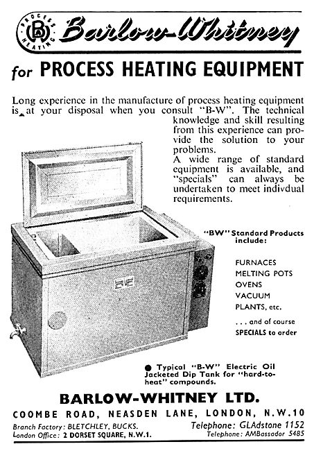 Barlow-Whitney Process Heating Equipment - Industrial Ovens      