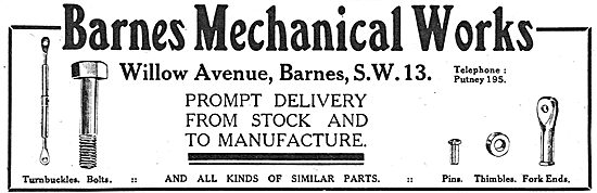 Barnes Mechanical Works. Willow Avenue, Barnes. SW13 - AGS Parts 