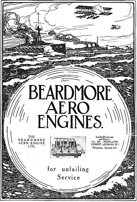 Beardmore Aero Engines For Unfailing Service                     