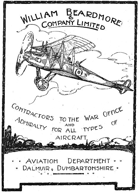 William Beardmore & Co: Aircraft Manufacturers                   