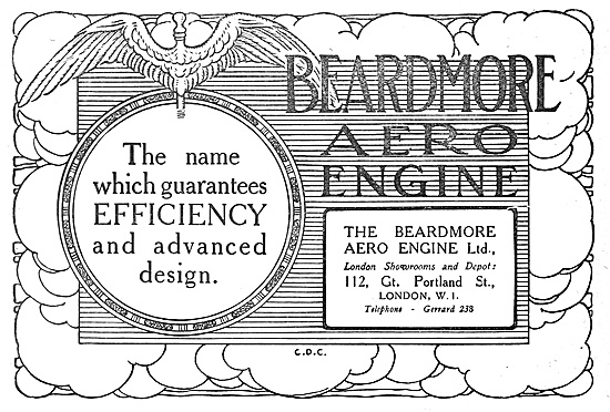 Beardmore Aero Engines 1918                                      