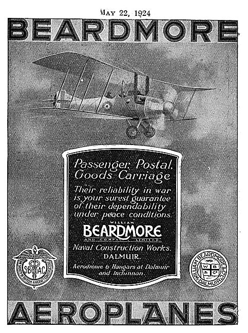 Beardmore Aeroplanes                                             