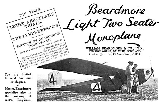 Beardmore Wee Bee 1925                                           