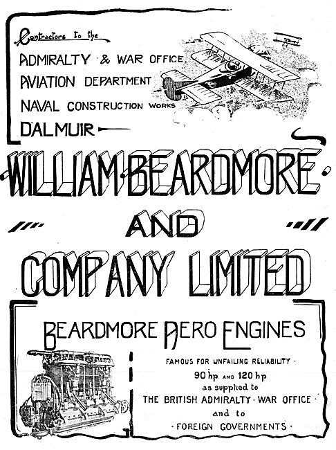 Beardmore Aero Engines 1915                                      