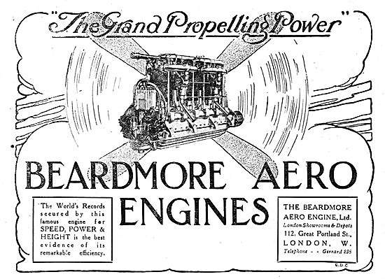 Beardmore Aero Engines. The Grand Propelling Power.              