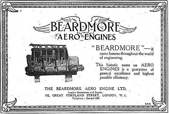 Beardmore Reliable Aero Engines                                  
