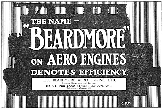 Beardmore Aero Engines 1918                                      
