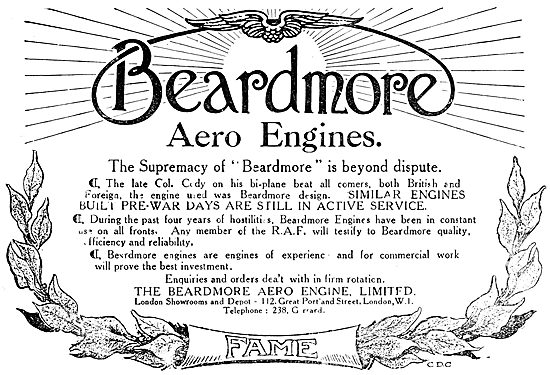 Beardmore Aero Engines                                           