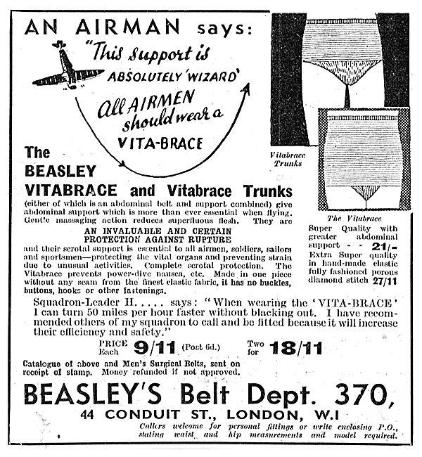 Beasleys Belt - Vitabrace Underwear For Airmen                   