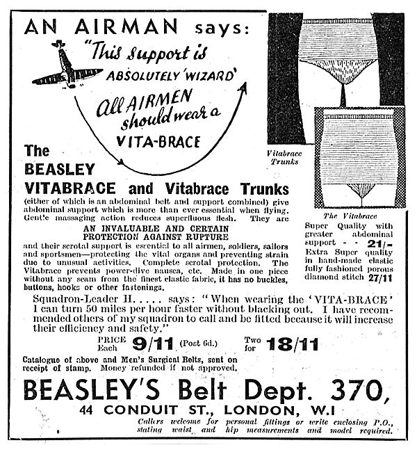 Beasleys Belt - Vitabrace Underwear For Airmen                   