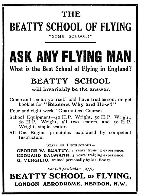 The Beatty School Of Flying                                      