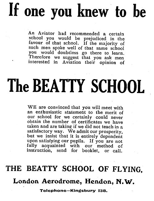 The Beatty School Of Flying                                      