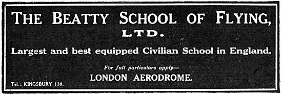 The Beatty School Of Flying 1916                                 