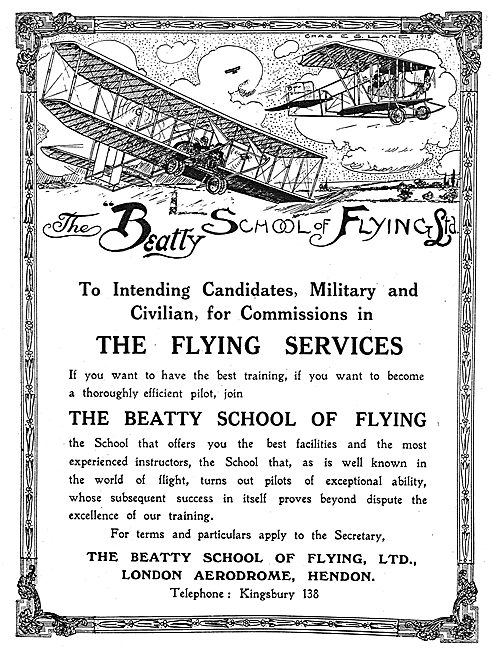 The Beatty School Of Flying For Potential Flying Service Officers