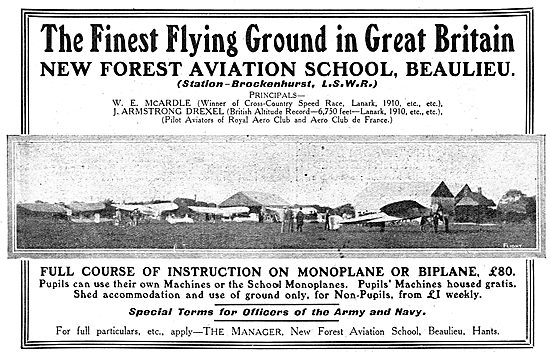 New Forest  Aviation School Beaulieu                             